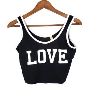 True Rock LOVE Crop Tank - S